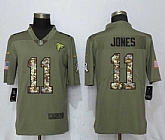 Nike Falcons 11 Julio Jones Olive Camo Salute To Service Limited Jersey,baseball caps,new era cap wholesale,wholesale hats